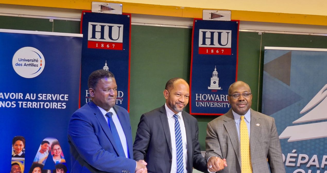 Signature d’une convention avec Howard University et le conseil Départemental de Guadeloupe